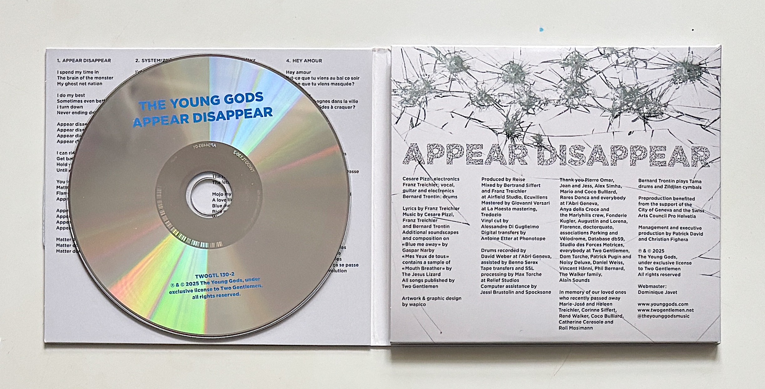 „Appear Disappear” – The Young Gods