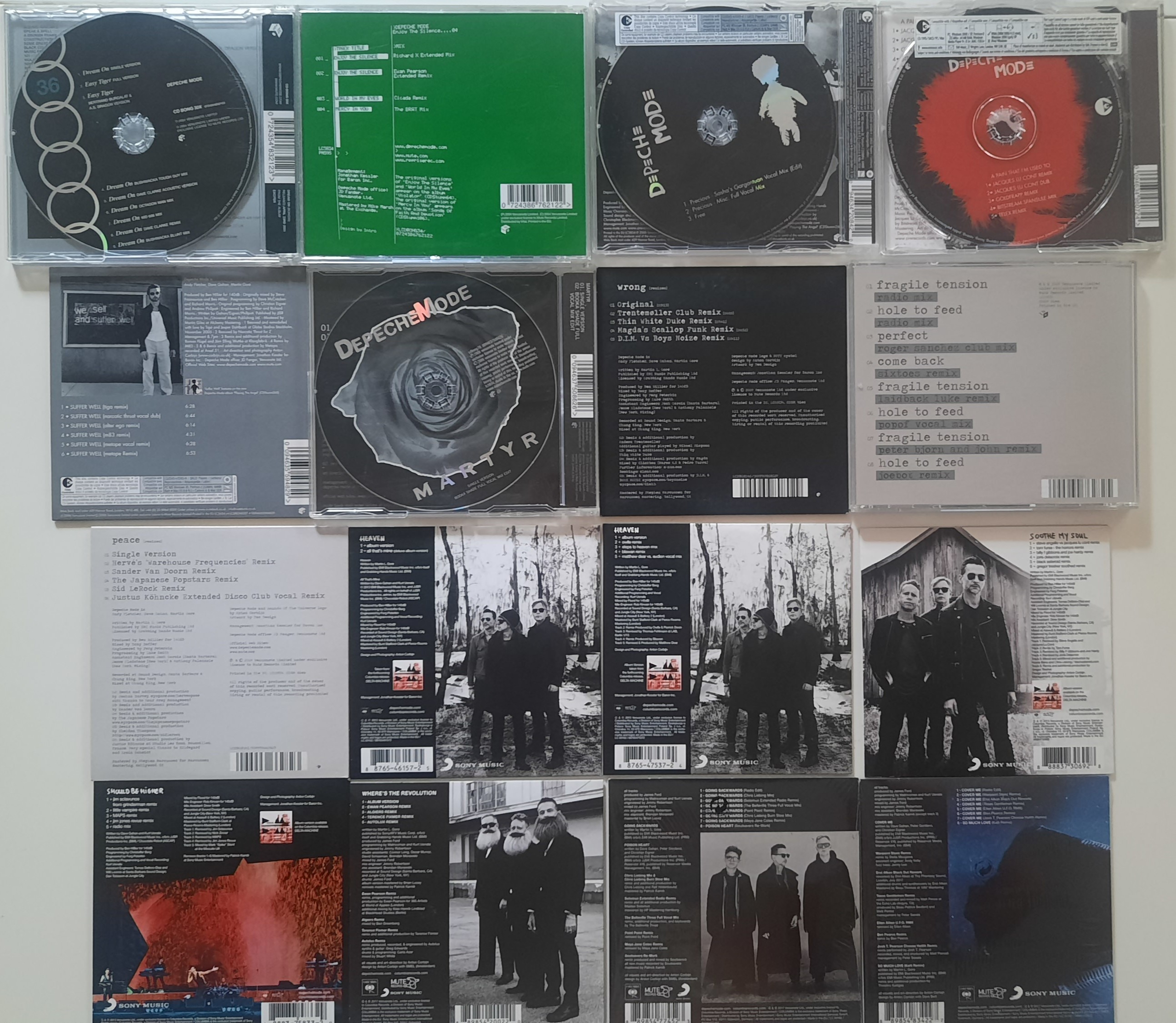 Single CD Depeche Mode po roku 2000