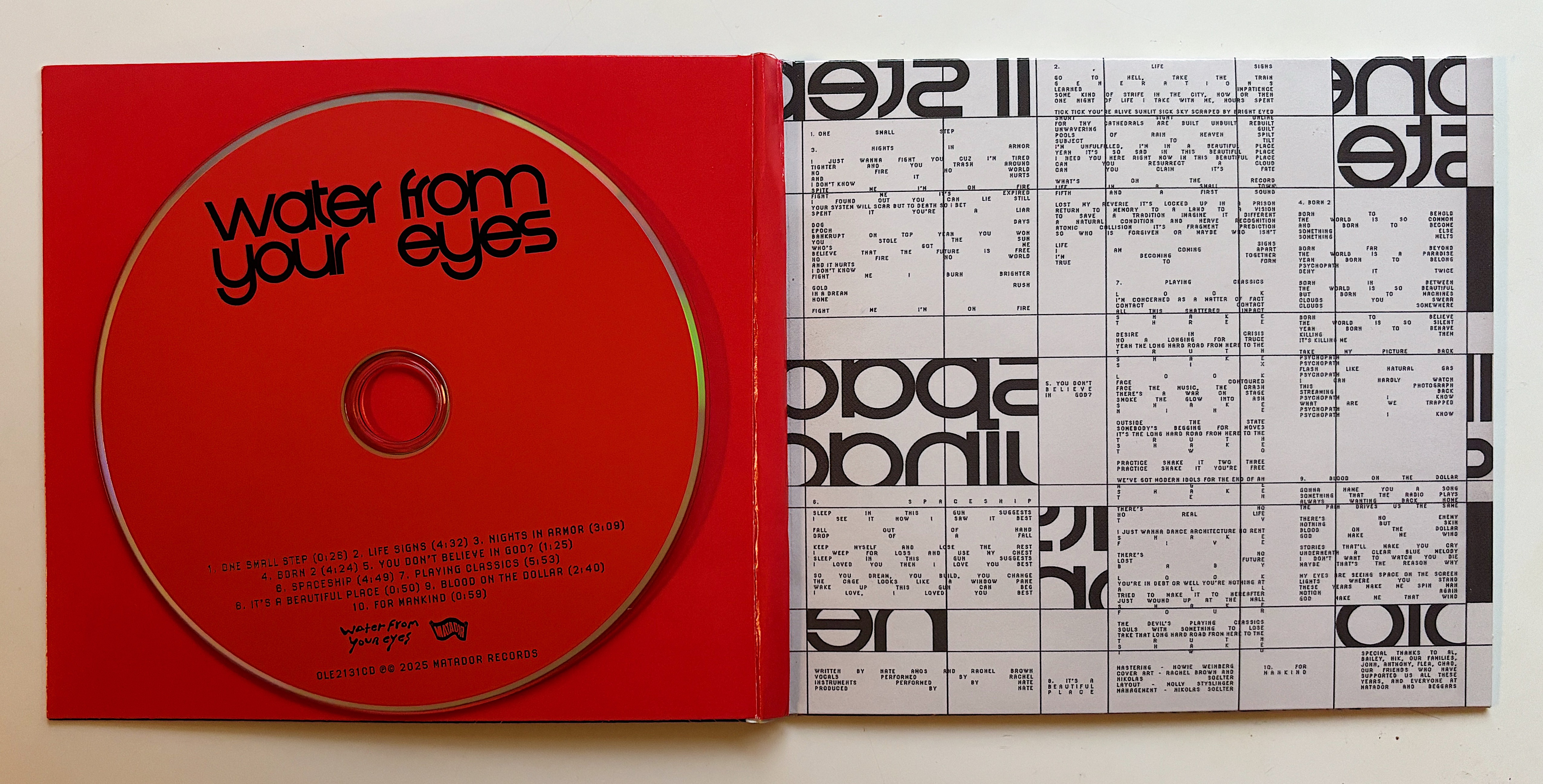 „It’s a Beautiful Place” – Water from Your Eyes