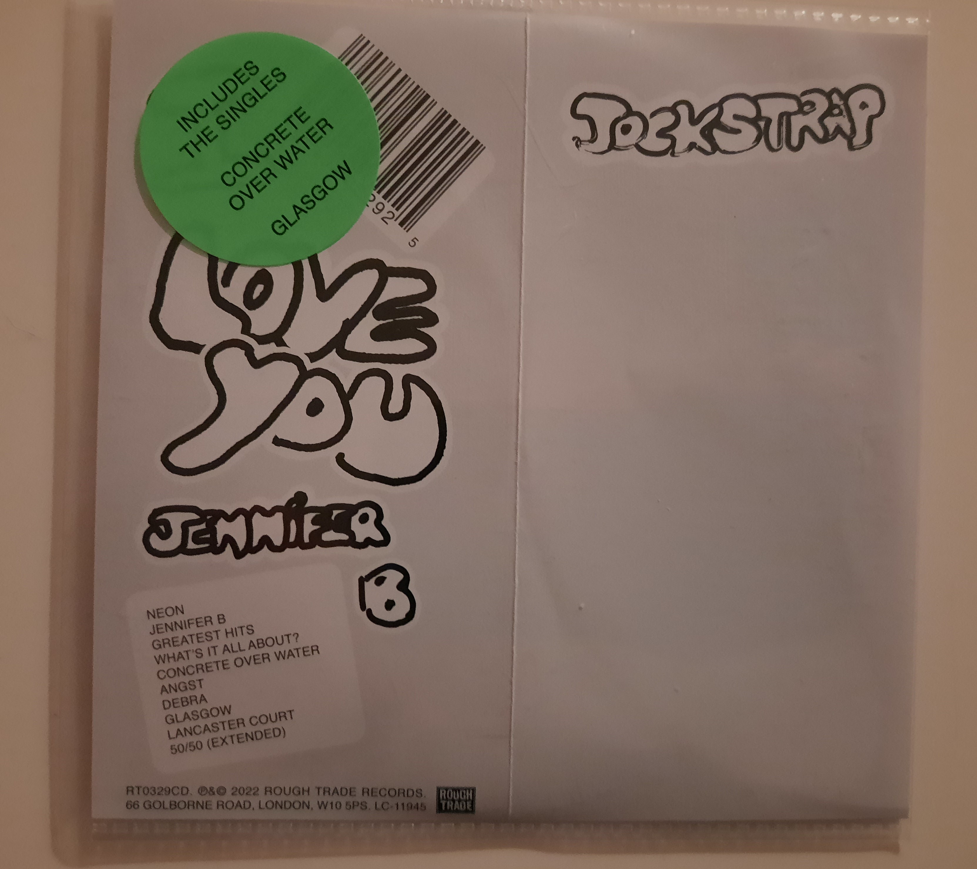 „I Love You Jennifer B” – Jockstrap