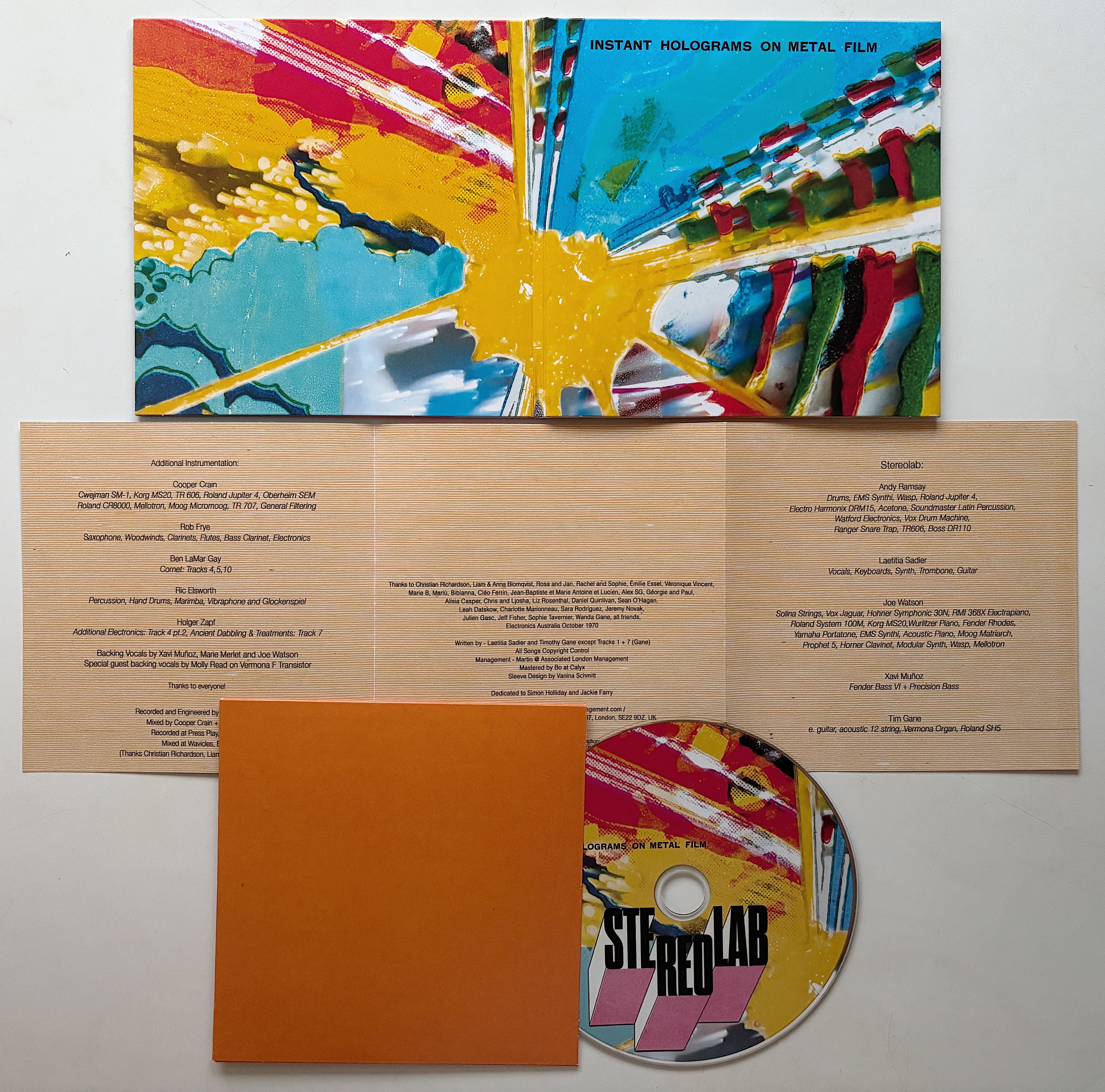 „Instant Holograms On Metal Film” – Stereolab